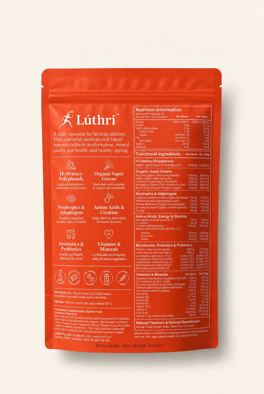 Lúthri Athletic Nutrients