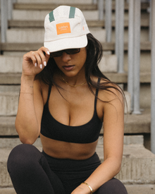 Lúthri Athletics "Go-Faster" Stripes Running Hat (Soft Curve Brim & UPF 50+)