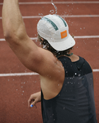 Lúthri Athletics "Go-Faster" Stripes Running Hat (Soft Curve Brim & UPF 50+)